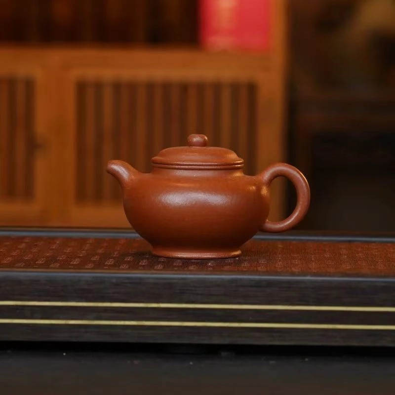 WHY红降坡【大掇只】宜兴黄龙山原矿手工紫砂壶