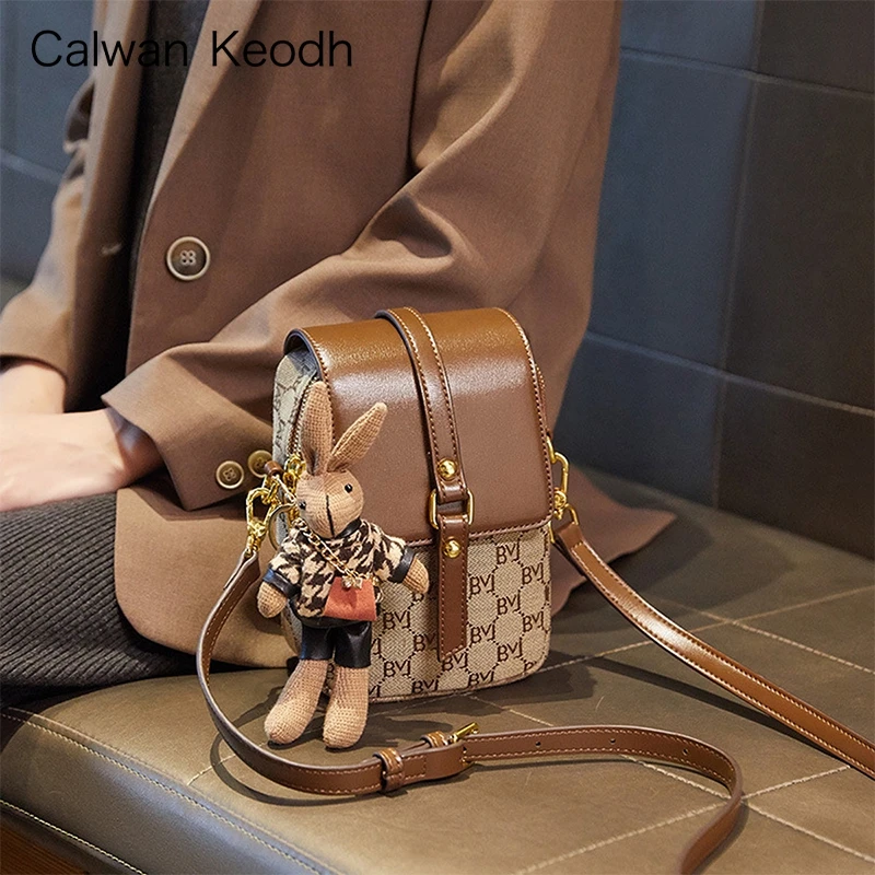 Calwan Keodh包包女包2025轻奢斜挎包手机包生日礼物送女友送老婆