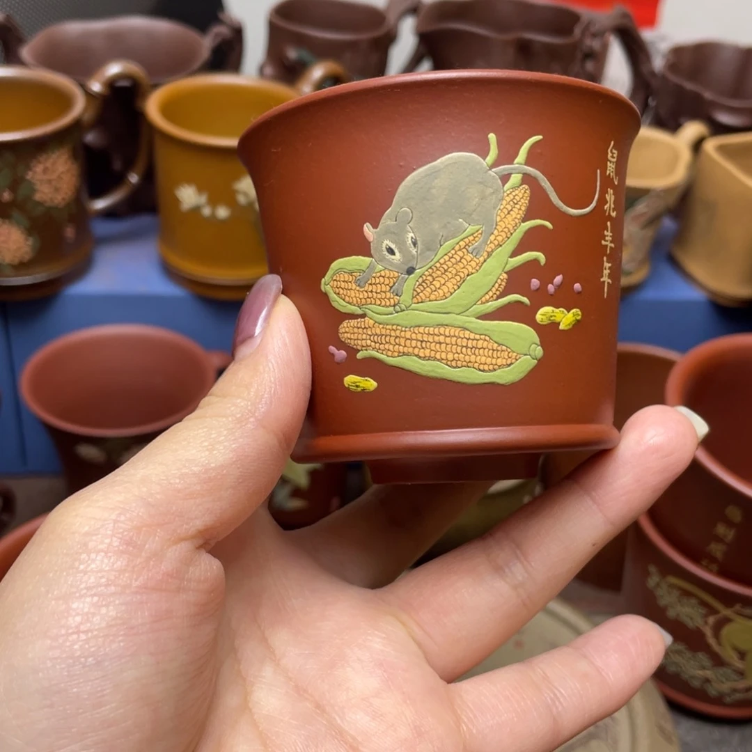 紫砂茶杯紫砂主人杯