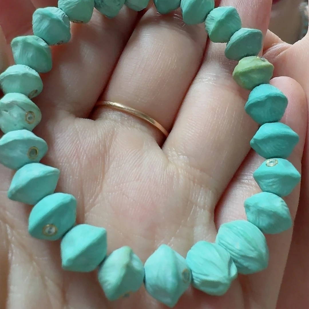 绿松石珠宝奇石未镶嵌