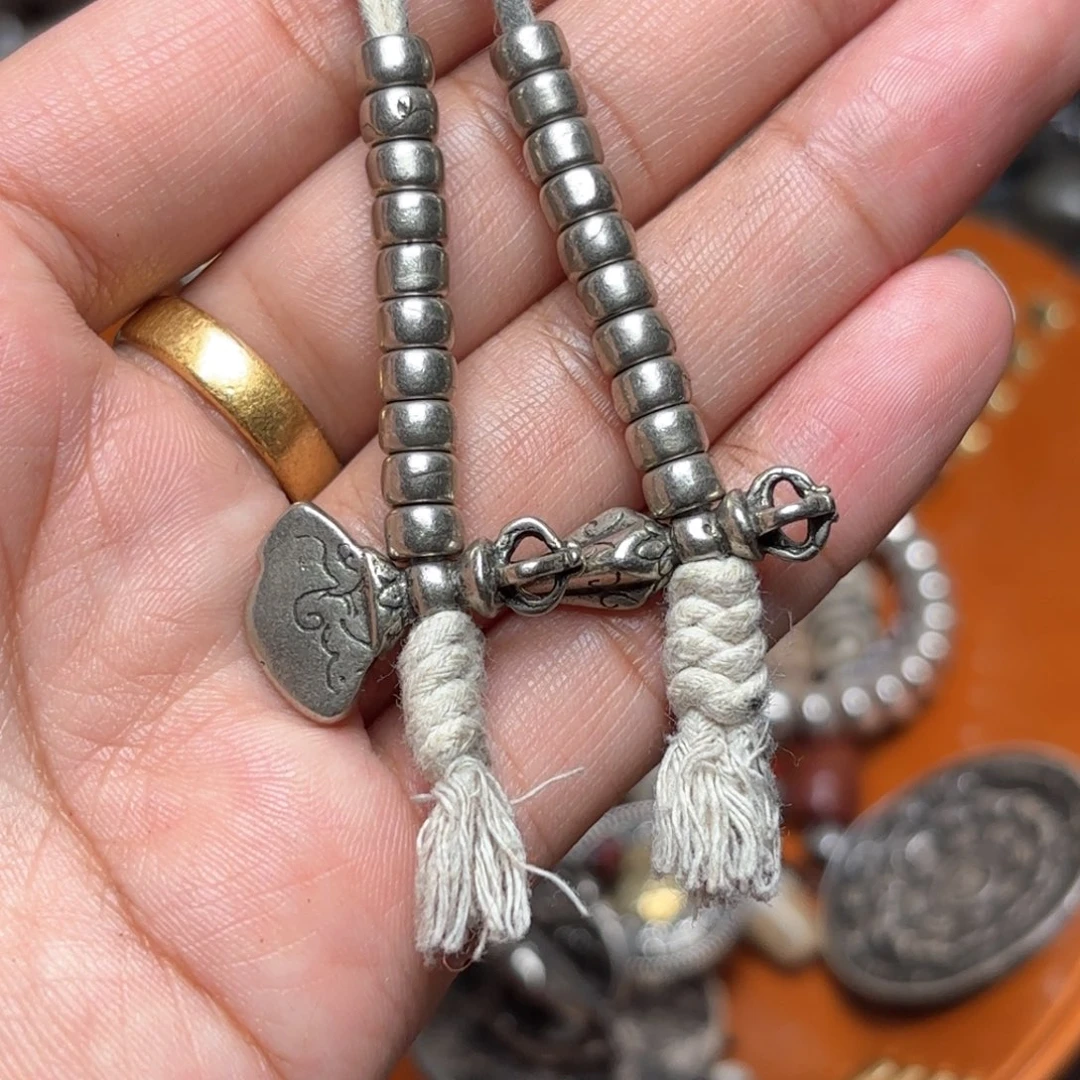 g****n铜星月菩提吊坠项链