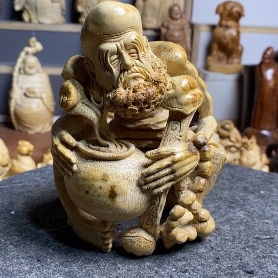 文***️竹手工制作摆件手把老粉漏价