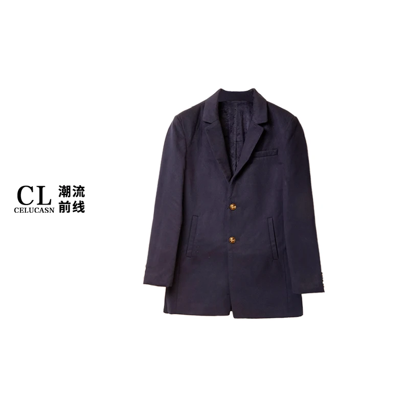 F6WIN155#休闲秋冬保暖时尚款百搭毛呢西装外套（直播间展示为准）