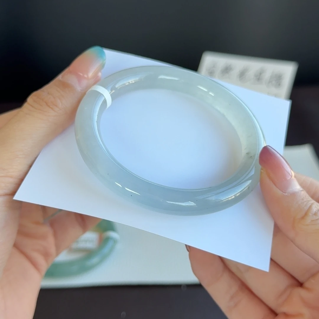 翡翠未镶嵌手镯15号 56