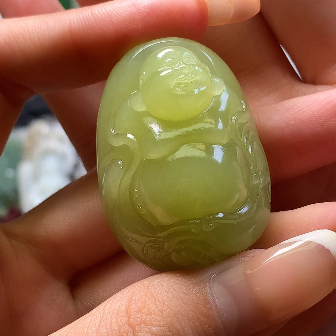 颈饰未镶嵌和田玉玉*儿