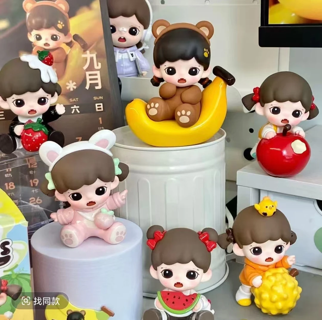 【寄拍玩法】正品毛绒潮玩系列礼物娃娃盲盒，默认微瑕