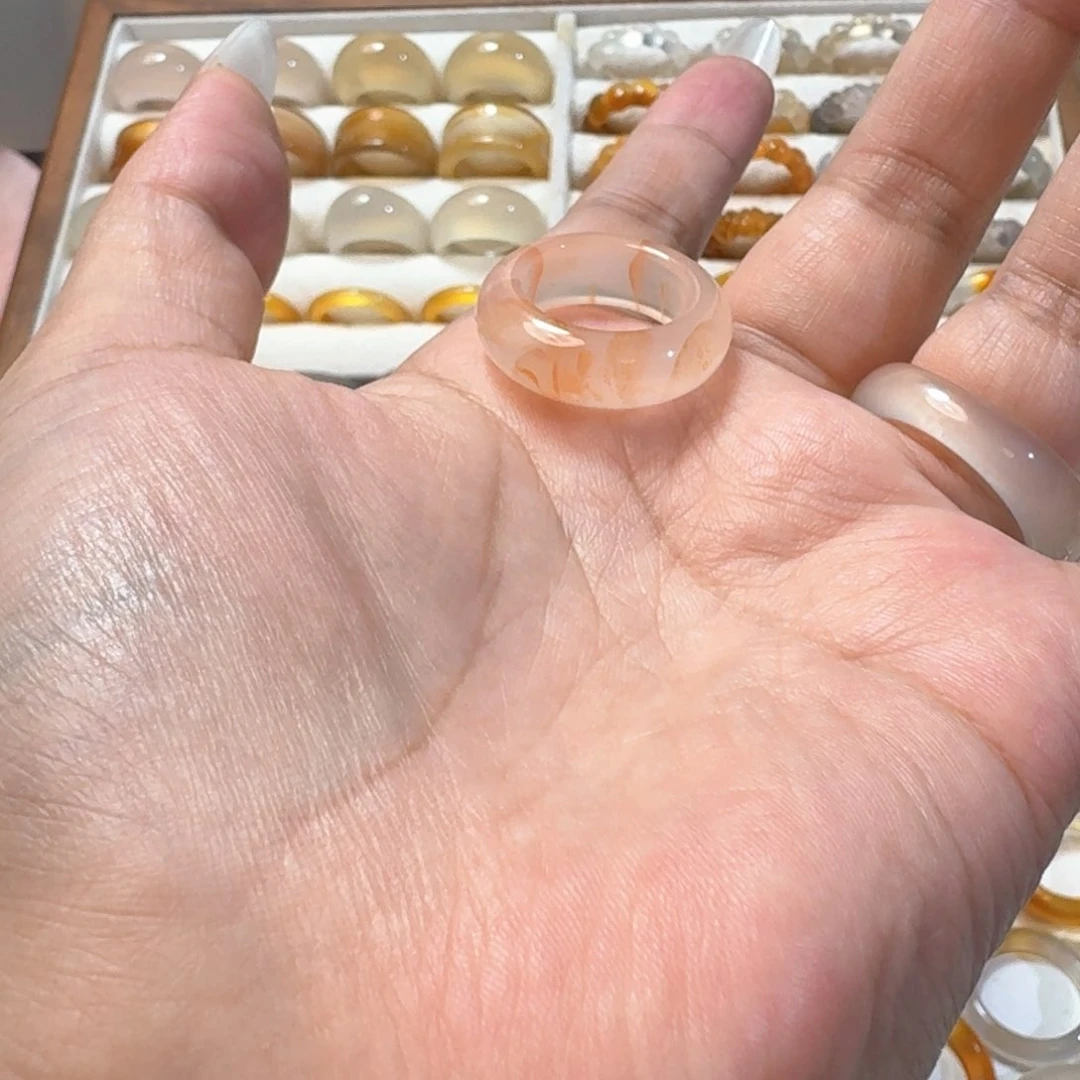 合金戒指玛瑙/玉髓194港13