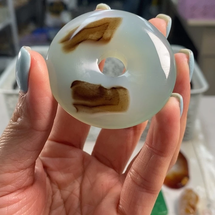 玛瑙/玉髓吊坠(不含链)未镶嵌
