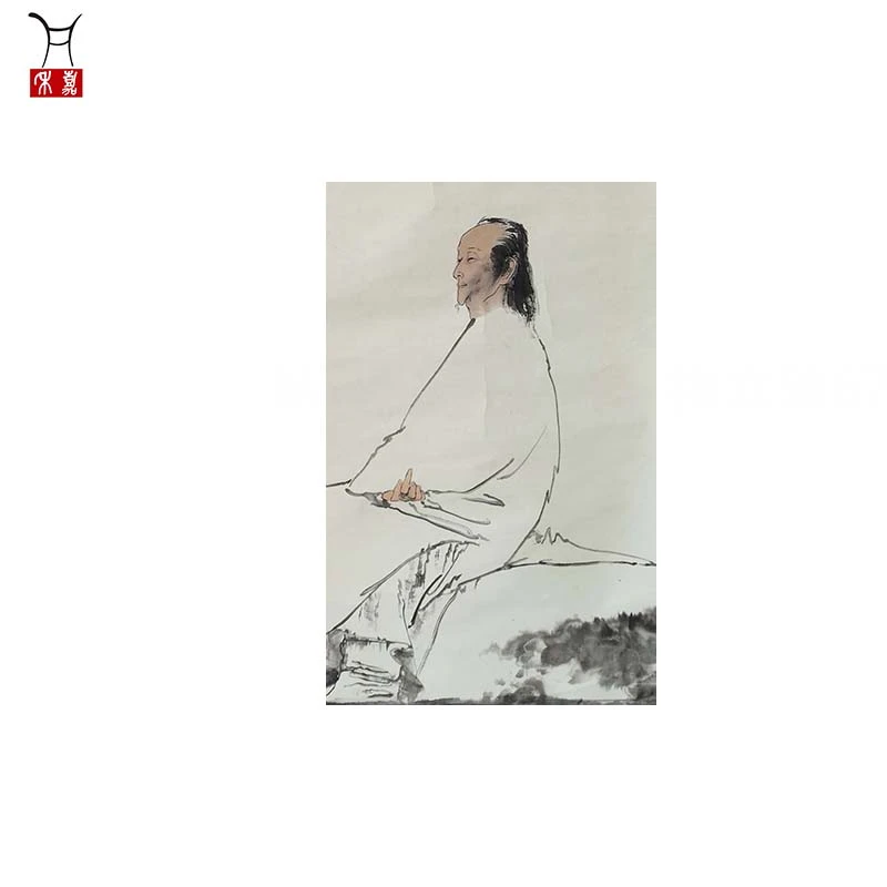 M1036人物立轴67x136/8.2平尺