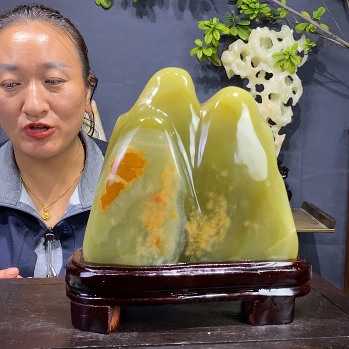 石材伊朗古青石摆件