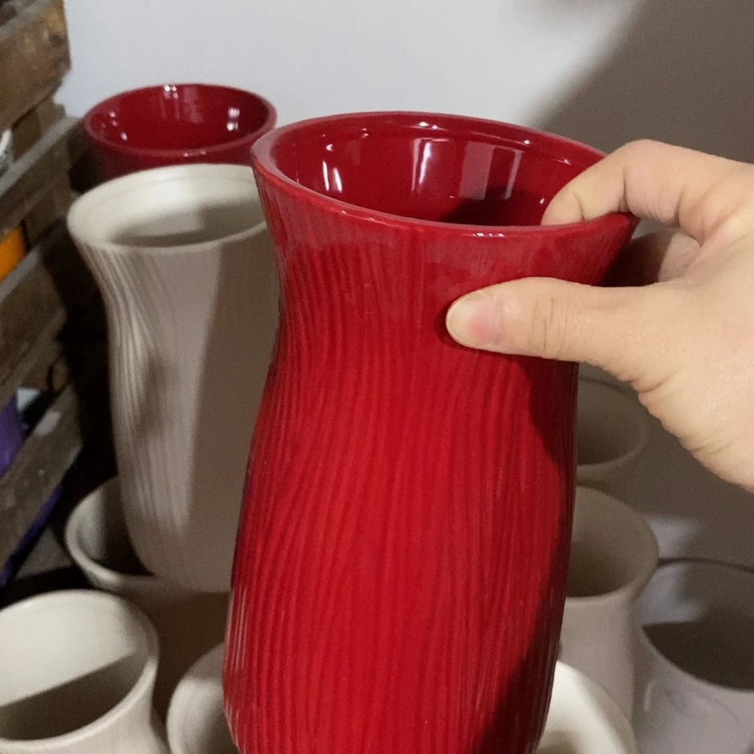 杯子陶陶盆有孔 瑕疵介意勿拍