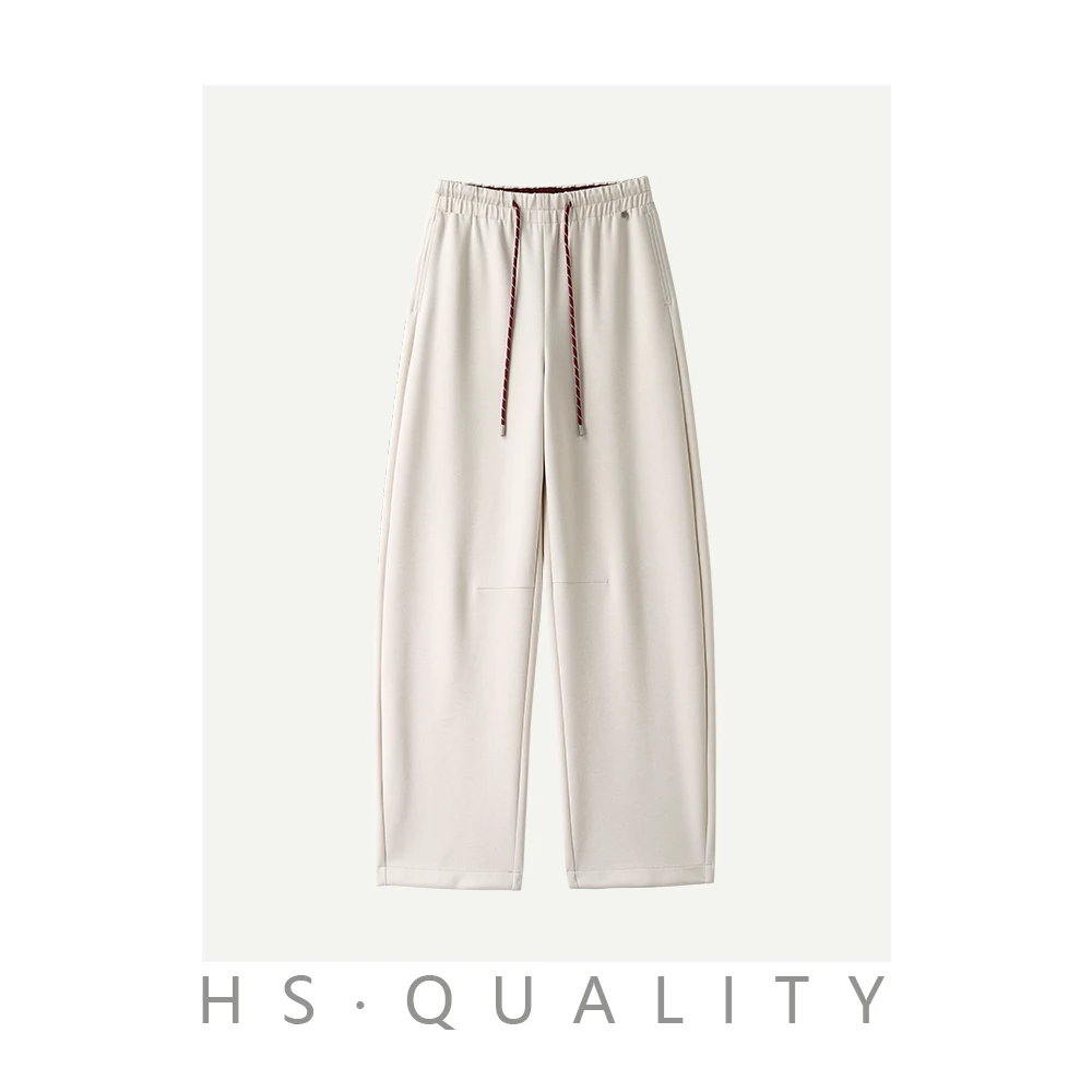 【 爆款推荐】2025年秋季新款澳洲绵羊毛显瘦百搭宽松弯刀裤251018