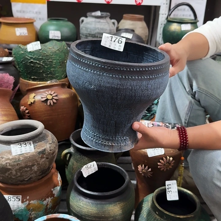 蓝色鱼尾176高度20口径18