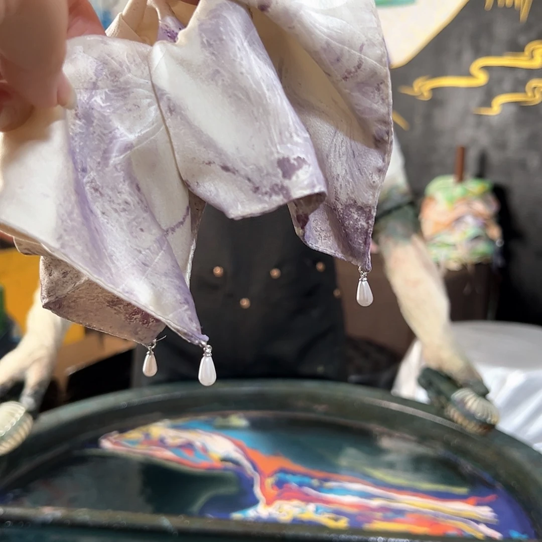 婷***g590珍珠发圈手作
