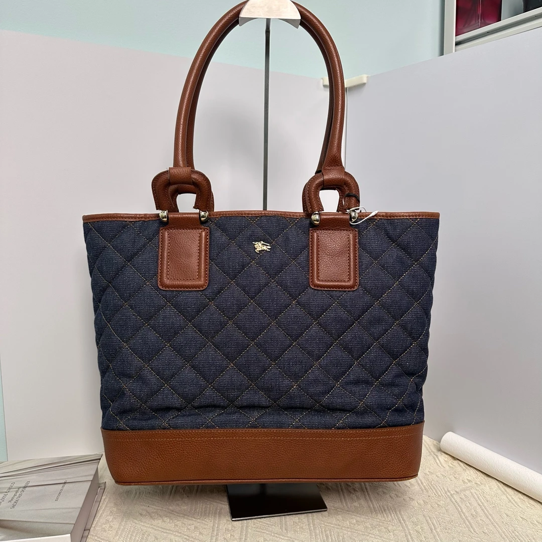 95新 BURBERRY/博柏利 巴宝莉单肩托特包16203971