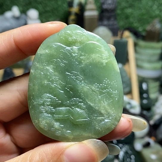 未镶嵌和田玉（糖玉）珠宝半成品
