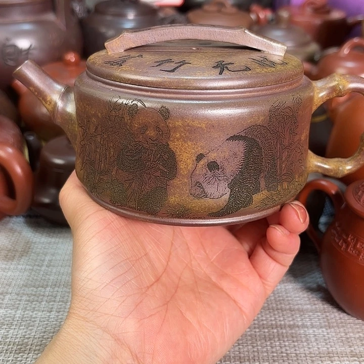 茶壶紫砂原矿宜兴紫砂壶14