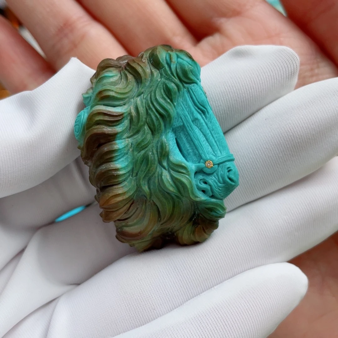 绿松石未镶嵌珠宝奇石