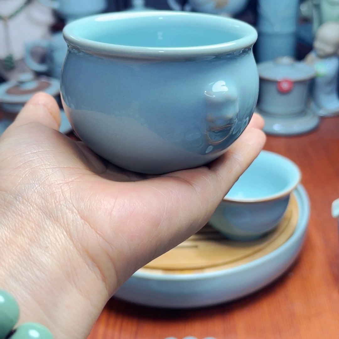 【闪购商品】汝瓷天青，天青，单壶，