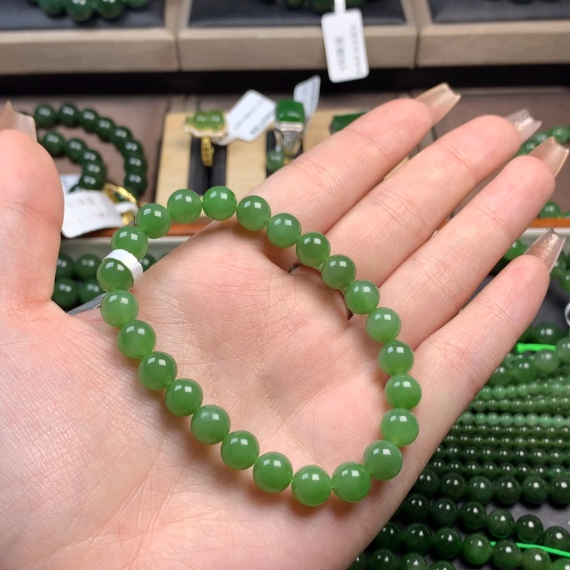 【闪购商品】和田玉（碧玉）手串未镶嵌8m