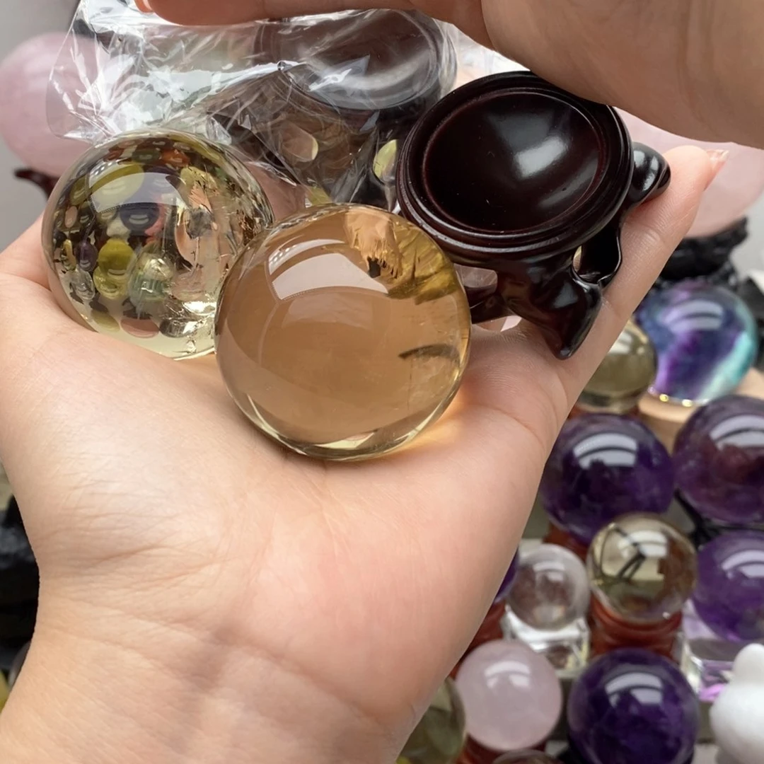 水晶珠宝半成品未镶嵌良*圆水晶6