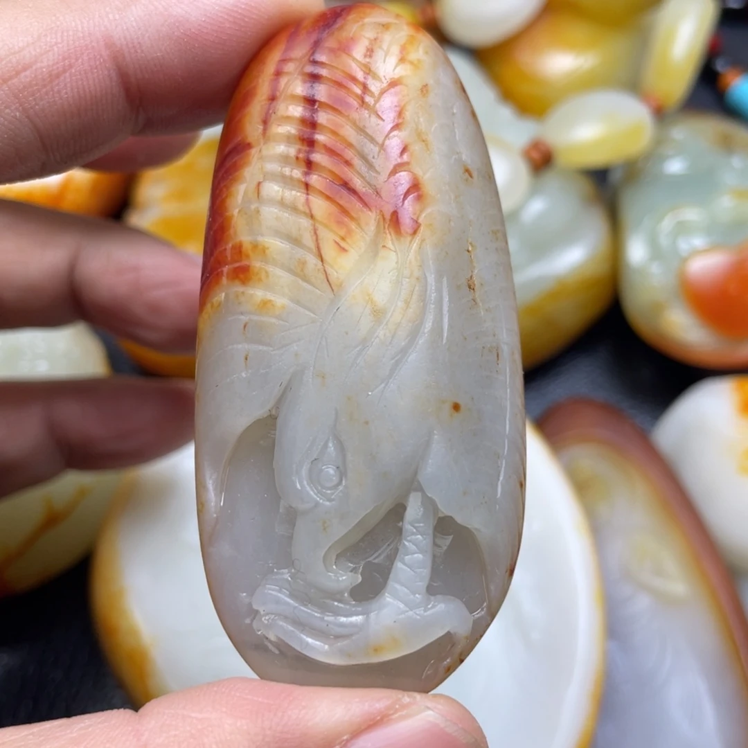 和田玉未镶嵌挂件