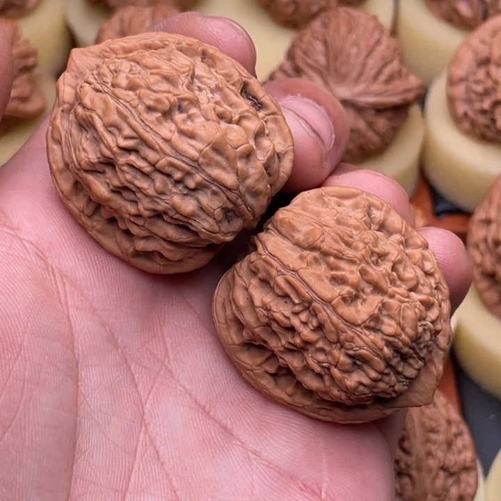 文玩核桃把件38左右平谷四喜