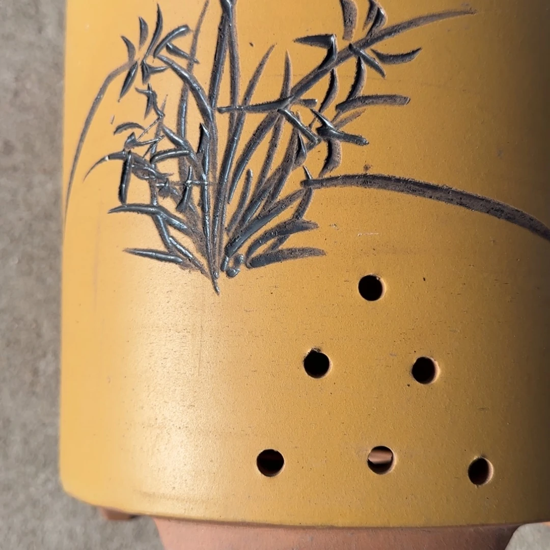 紫砂花盆口径17.22口径