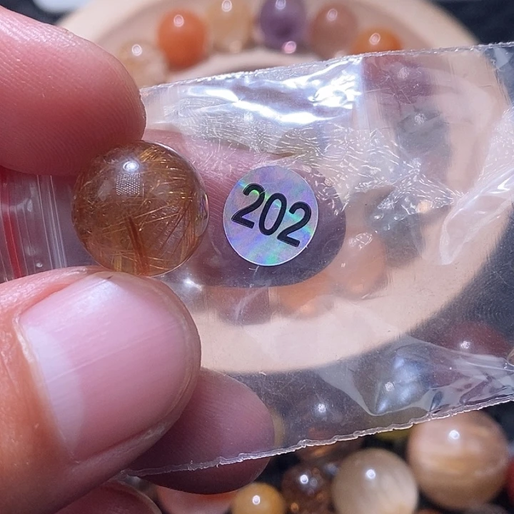 枫***翼手链发晶未镶嵌天然水晶手串