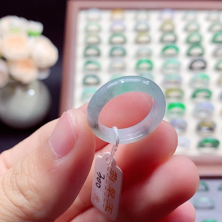 翡翠未镶嵌戒指15号