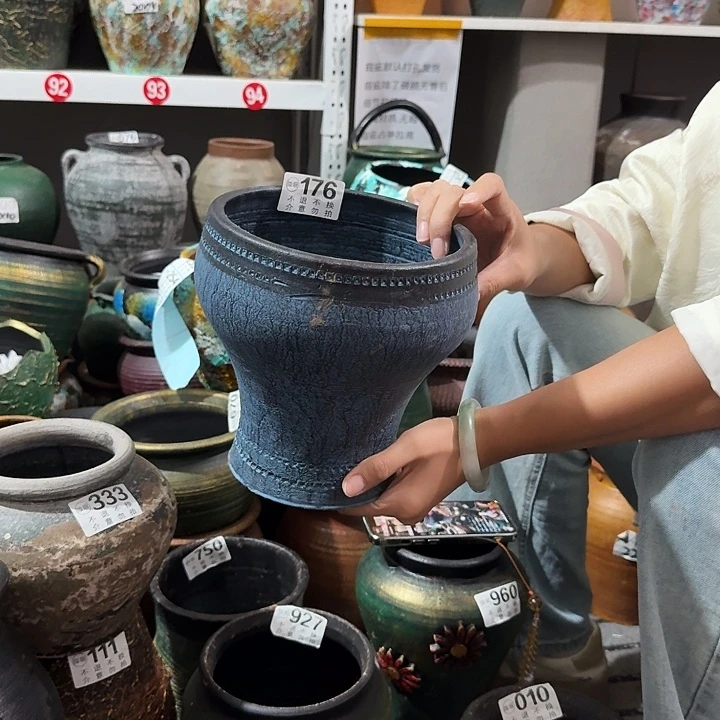 蓝色鱼尾176高度20口径18