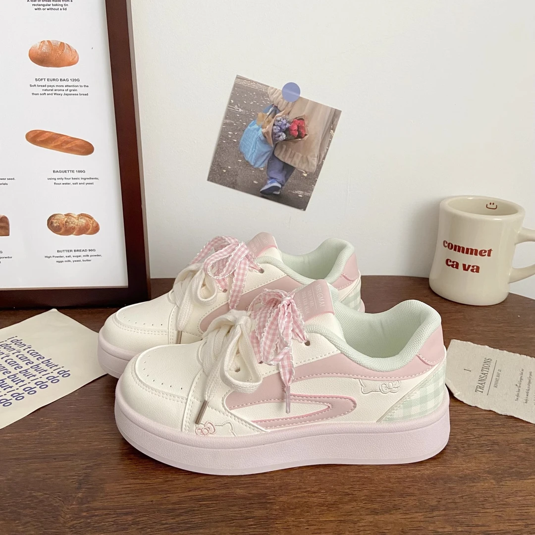 女童休闲板鞋韩版2025秋季新款小众设计透气学生运动鞋超轻小白鞋