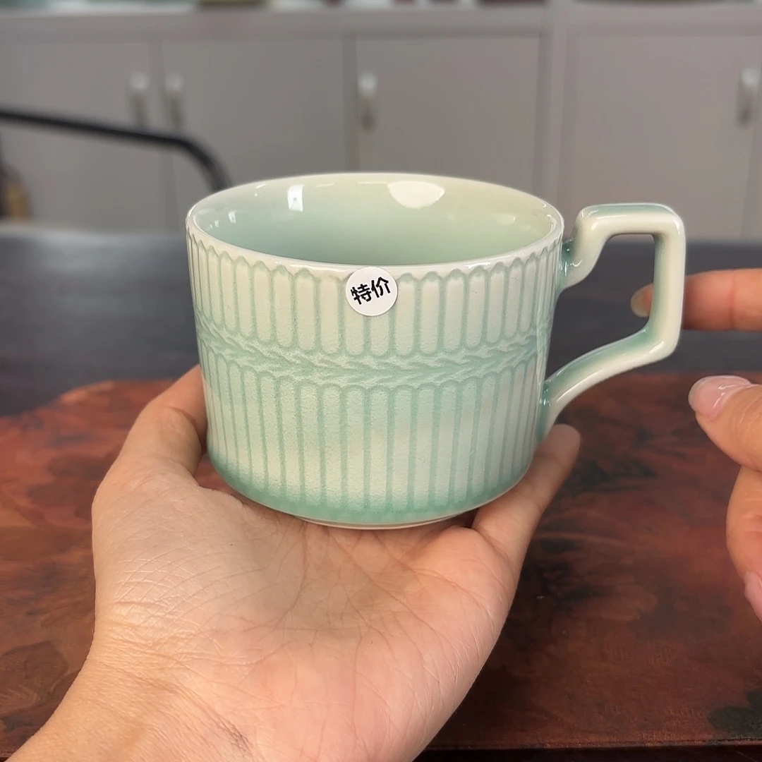 龙泉云间青瓷小米茶器