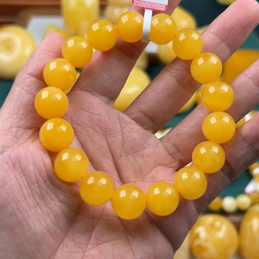 琥珀未镶嵌颈饰纯天然琥珀蜜蜡无优化