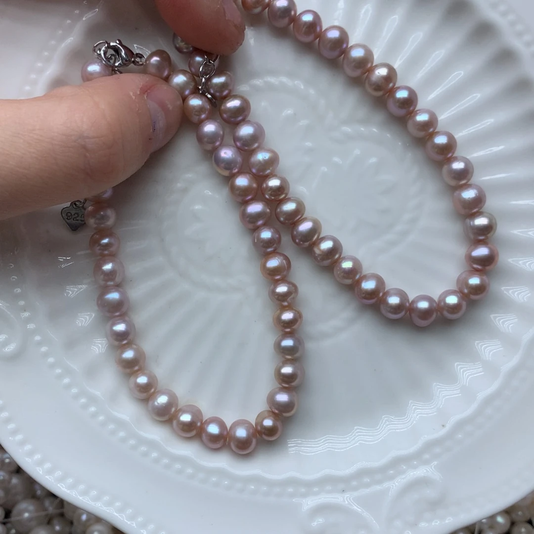 淡水珍珠6-7未镶嵌d30手链