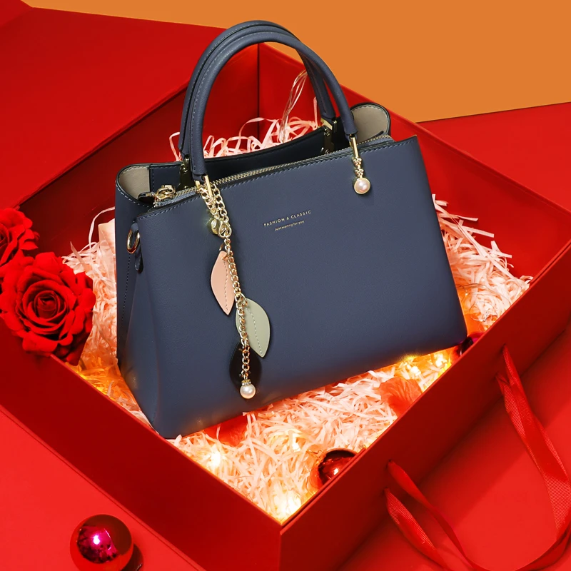 品牌专柜2025新款百搭新款手提包高级感大容量单肩包包女款送老婆