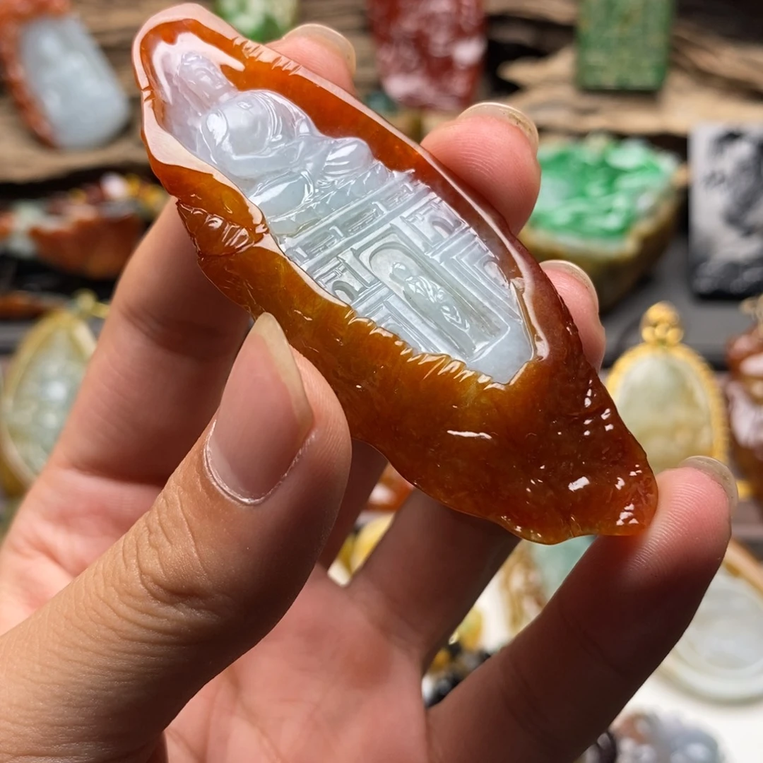 未镶嵌挂件翡翠一