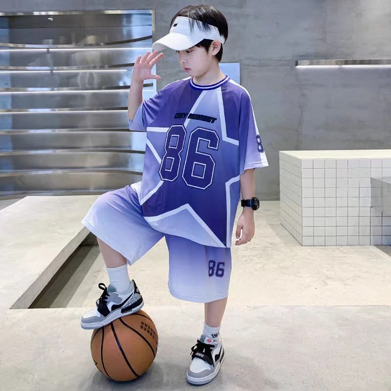 燕燕-青少年速干面料运动款篮球服套装