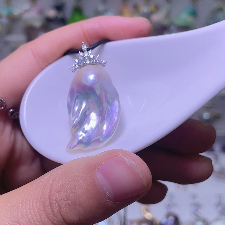 合金颈饰淡水珍珠79