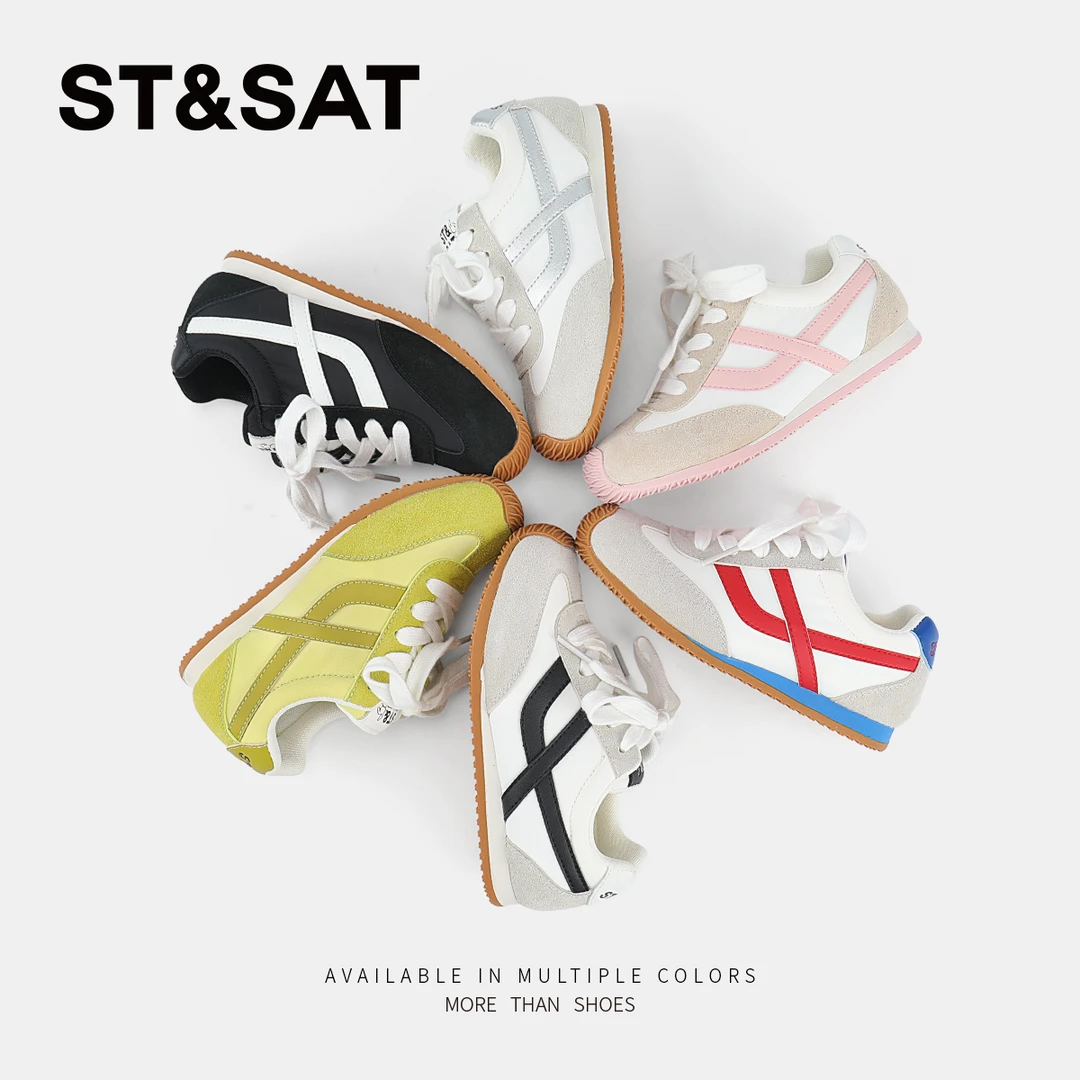 星期六休闲儿童德训鞋2025年春季新款时尚透气轻便防滑户外运动鞋