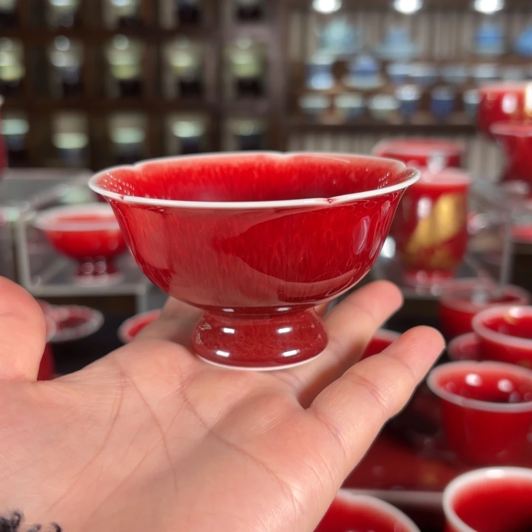 杯子景德镇高温原矿杯