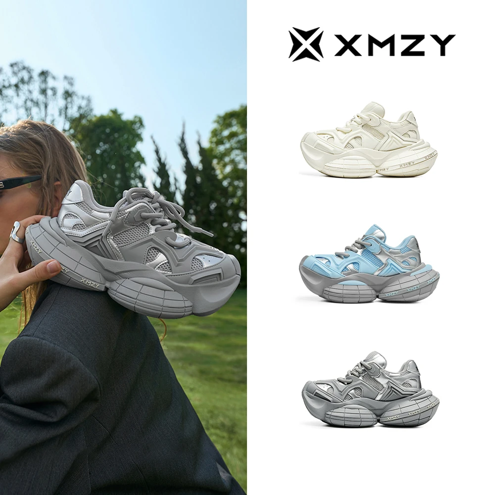 【X次元】XMZY夏季潮款新款原创透气网面设计厚底老爹鞋男女厚底鞋