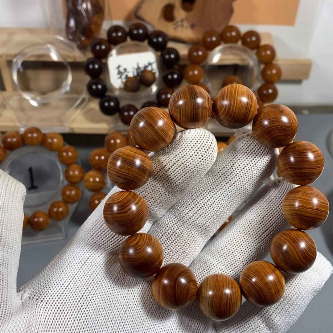 手串/手链柏木（崖柏）1.8黑油甜香放漏一条太行陈化崖柏