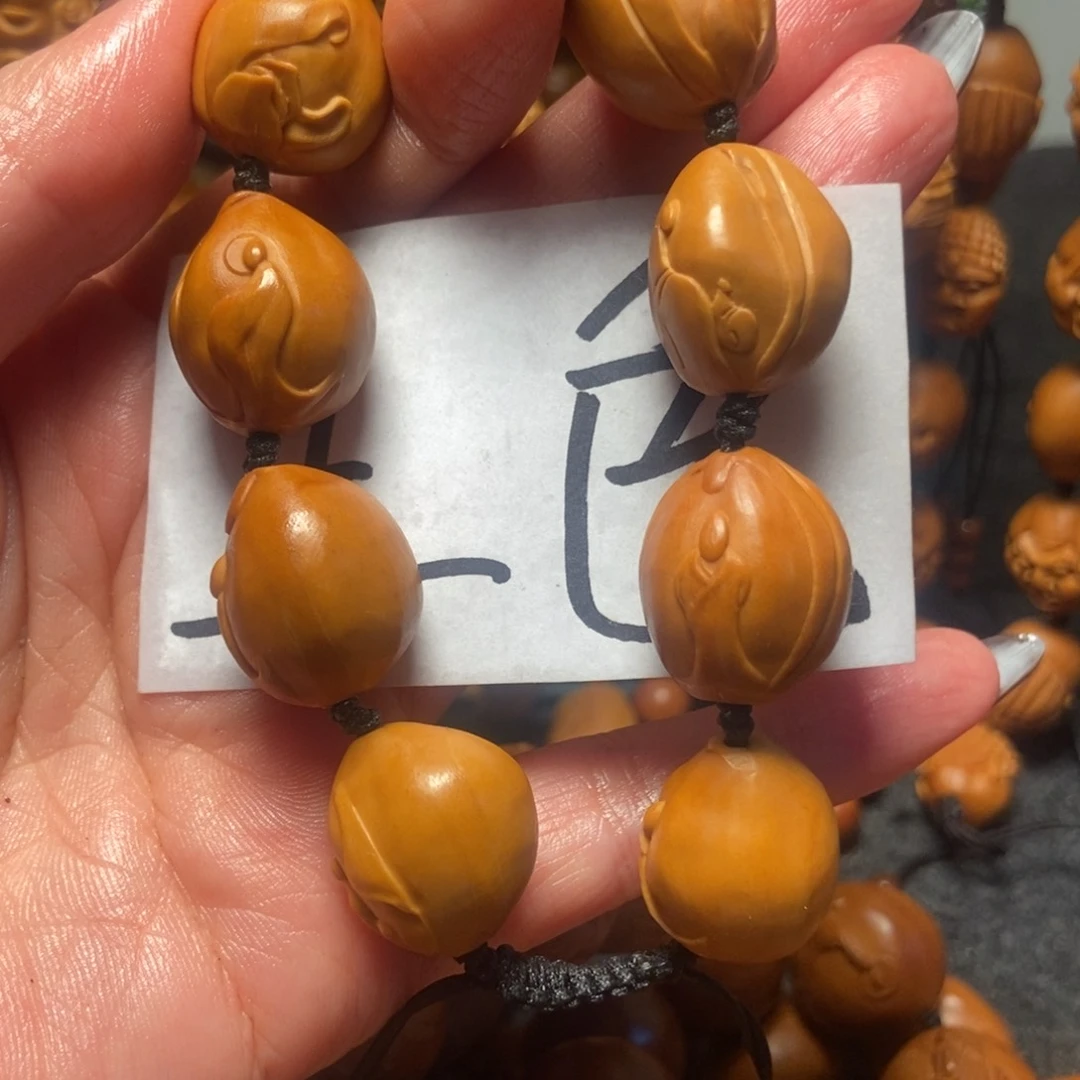 橄榄核手串/手链无相佛微花