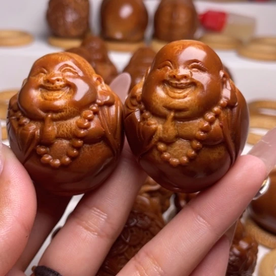 手串/手链橄榄核弥勒一对