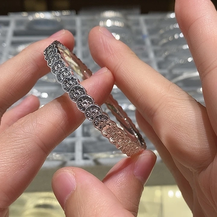 足银足银手镯足银手镯