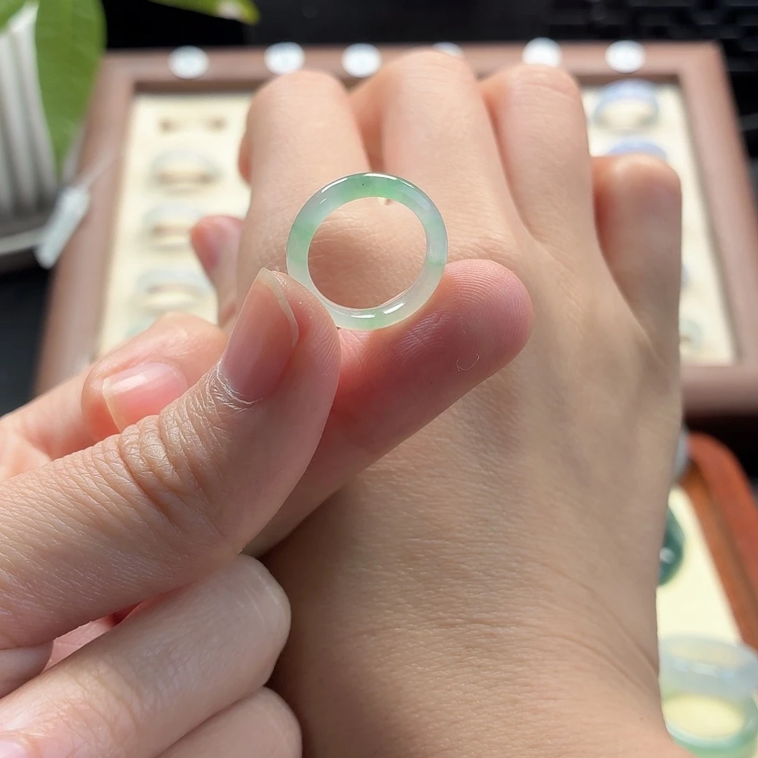 翡翠未镶嵌戒指圈口4