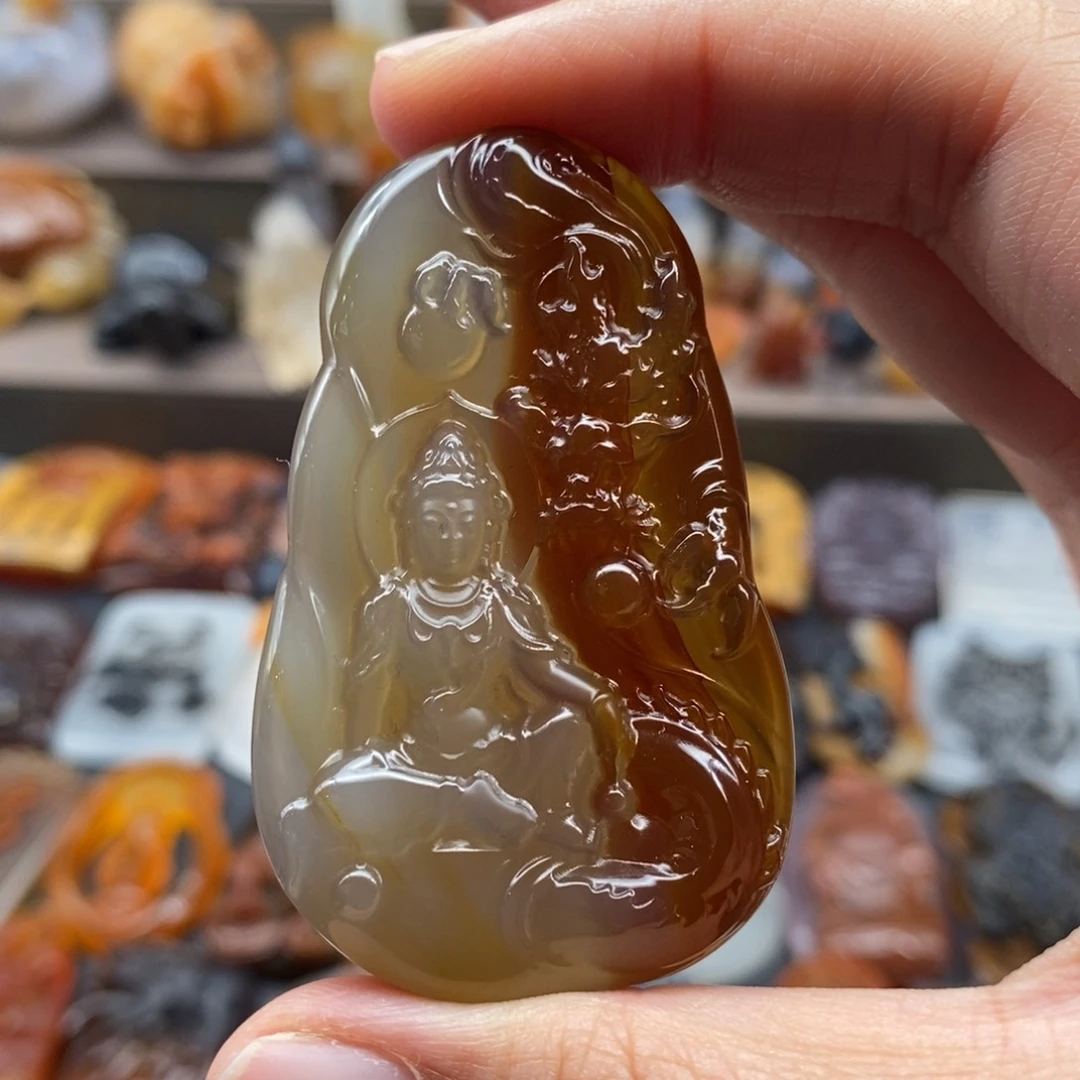玛瑙/玉髓吊坠(不含链)未镶嵌
