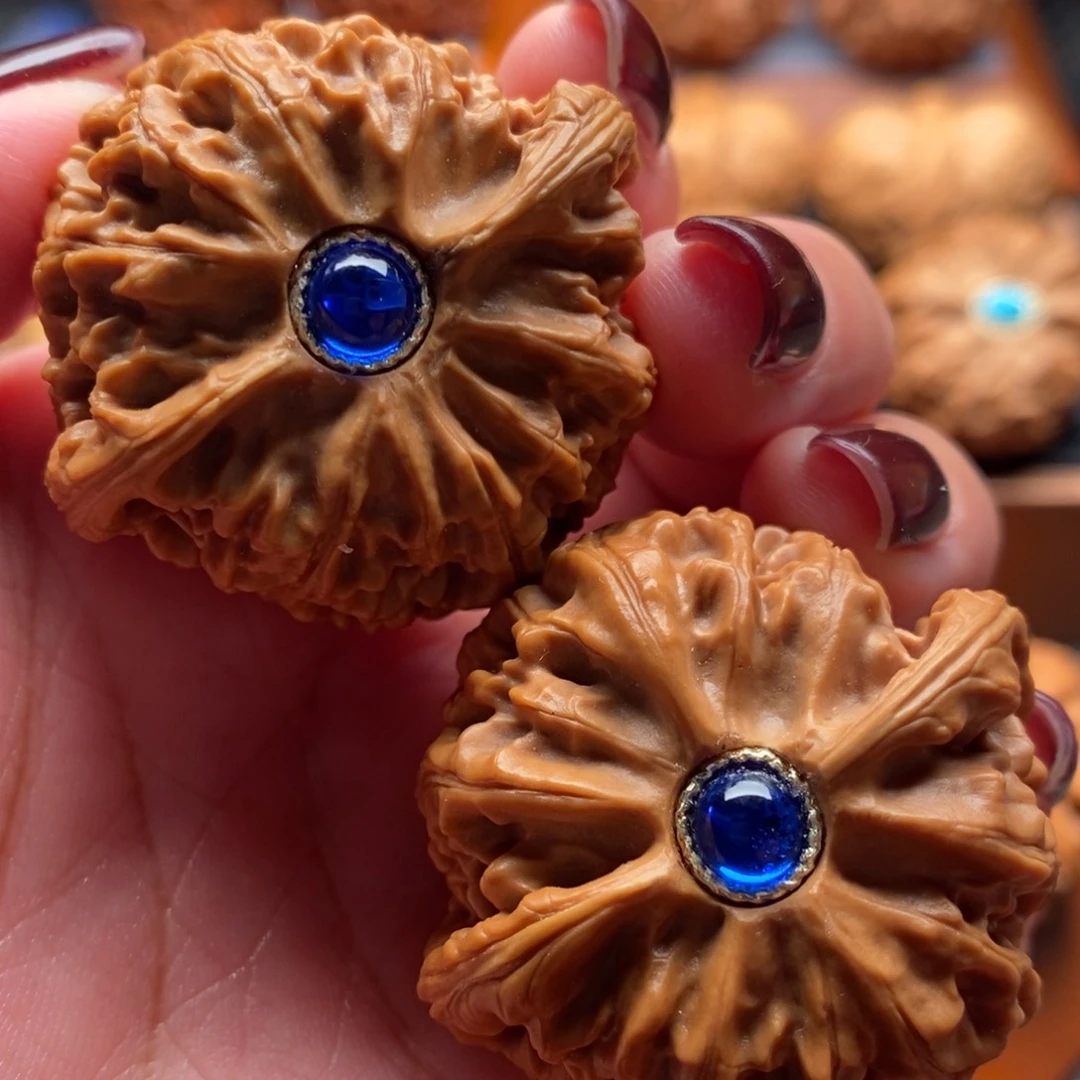 把件文玩核桃41尺宫灯狮子头