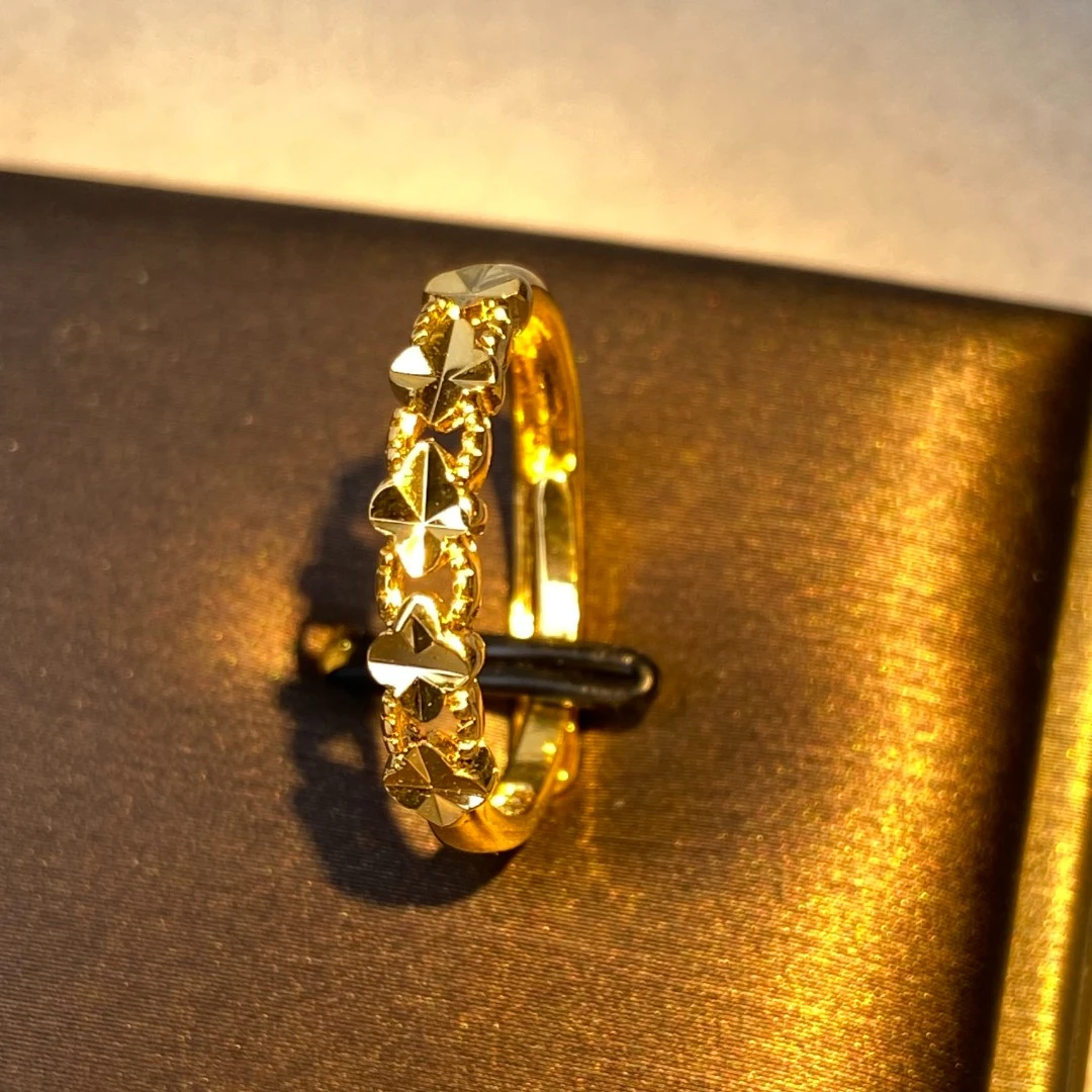 7085【戒指】轻奢精品金色女士戒指